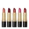 REVLON Super Lustrous Lipstick Gift Set 5Piece Creamy Formula Moisturized Feel 755 Bare It All 477 Black Cherry 535 Rum Raisin 805 Candied Rose 810 Uncut Ruby