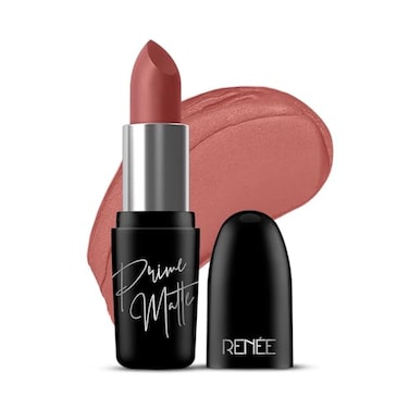 RENEE Prime Matte Lipstick Velvet Mauve Lightweight LongLasting Formula Creamy Matte Finish One Swipe Application NonDrying Vitamin E Infused 45Gm