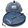 Lay-n-Go LaynGo Cosmo Drawstring Cosmetic Makeup Bag Organizer Portable Drawstring Makeup Bag wZipper Pocket Makeup Loops More Durable Machine Washable Toiletry Bag 20 ComfortBlue