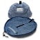Lay-n-Go LaynGo Cosmo Drawstring Cosmetic Makeup Bag Organizer Portable Drawstring Makeup Bag wZipper Pocket Makeup Loops More Durable Machine Washable Toiletry Bag 20 ComfortBlue