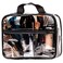 Olanmark Clear Toiletry Bag PVC Makeup Bag Large Transparent Cosmetic Travel Case See Through Packing Cube with Handle Clear Bag with Zipper Plastic Storage Pouch for Women