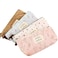 AKIRO Pencil Case Cute Floral Flower Canvas Zipper Pencil Cases Lovely Fabric Flower Tree Pen Bags Supplies 4 Pcs