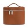 idoltimes Cosmetic Case Leather Makeup Bag Portable Handheld Makeup Case Detachable Compartments