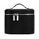 idoltimes Cosmetic Case Leather Makeup Bag Portable Handheld Makeup Case Detachable Compartments