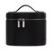 idoltimes Cosmetic Case Leather Makeup Bag Portable Handheld Makeup Case Detachable Compartments