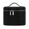idoltimes Cosmetic Case Leather Makeup Bag Portable Handheld Makeup Case Detachable Compartments