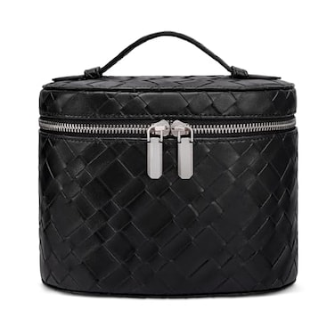 honitty Makeup Bag Travel Make up Case with Compartments and Handle Portable Cosmetic Organizer BagsToiletry Bag for Women