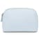 kamumanni Pu Leather Cosmetic Bag Small Makeup Bag for Purse Waterresistant Zipper Pouch for Traveling Light Blue