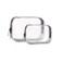 Buminee Clear Travel Bags for Toiletries Lightweight Toiletry Bag 2 Pack Multipurpose Transparent TSA Cosmetic Bag