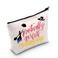 MNIGIU Mary Cosmetic Make up Bag Mary Gift Practically Perfect in Every Way Makeup Zipper Pouch Bag for Women Practically Perfect