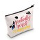 MNIGIU Mary Cosmetic Make up Bag Mary Gift Practically Perfect in Every Way Makeup Zipper Pouch Bag for Women Practically Perfect