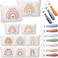 Inbagi 10 Set Inspirational Thank You Gift Bulk for Women with Keychains and Makeup Bags for Coworker Employee Appreciation