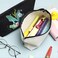 Sinzip 10 Pieces Cotton Canvas Makeup Bag with Bottom Multi Purpose Cosmetic Bag with Zipper MNWB07 Wb07