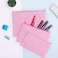 Sinzip 12 Pieces Cotton Canvas Makeup Bag Multipurpose Cosmetic Bag with Zipper Travel Toiletry Pouch Blank DIY Craft Bag Pink S