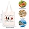 XYANFA Chicken Tote Bag Canvas Cosmetic Bag with Waterproof Design Spacious Storage for Multiple Purposes Creative Gift for Women
