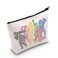 BLUPARK Six Musical Inspired Gift Queens Makeup Bag Broadway Merch British History
