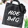 JXGZSO Funny Gift Hoe Overnight Bag Hilarious Gag Gifts HOE BAG Shopping Black