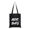 JXGZSO Funny Gift Hoe Overnight Bag Hilarious Gag Gifts HOE BAG Shopping Black