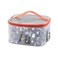 PXTIDY Horror Bride Inspired Cosmetic Case Bride Wedding Gift Horror Movie Makeup Organizer Bag Halloween Party Gift Grey