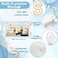 AsodSway Preppy Patch SPF Cosmetic Bag Summer SPF Varsity Letter Clear Toiletry Makeup Bag Waterproof PVC Cosmetic Case MultiFunction Zippered Pouch Makeup Pouch for Beach Pool Pencil Pouch White