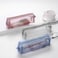 Gidary Mesh Cosmetic Bag Portable Clear Makeup Bags Mesh Zipper Pouch for Home Office Travel Accessories Organizer 3PCSPinkGreenBlue