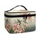 Flashideas Hummingbird Makeup Bag Large Opening Design Makeup Bag Cosmetic Organizer Storage Case Makeup Organizer Bag for Travel with Makeup Brushes Compartments