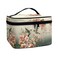 Flashideas Hummingbird Makeup Bag Large Opening Design Makeup Bag Cosmetic Organizer Storage Case Makeup Organizer Bag for Travel with Makeup Brushes Compartments