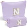 YOOLIFE Makeup Bag Cute Cosmetics Organizer for Women Personalized Gifts for Best Friend Daughter Valentines Day Wedding