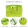 TotePrint Yellow Star Large Cosmetic Bag and Travel Pouch with HandleDurable MaterialZipper DesignIdeal for MakeupTravel Essentials