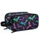 MNSRUU Luminous Bats Makeup Bag Large Capacity Cosmetic Organizer Portable Toiletry Bag for Travel Size