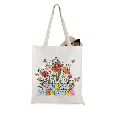 WCGXKO Nurse Preceptor Gift Best Preceptor Ever Nursing Preceptor Present Tote Bag