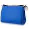 POPUPS Large Makeup Bag with Zipper Royal Blue Waterproof Neoprene Cosmetic Bag 77 x 1075 x 5 inches