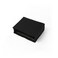 YONBEN Square Makeup Bag Cosmetic Bag Tote Organizer Insert for Handbags Cotton Canvas Simple Style Multiple Compartments Black