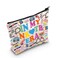 WCGXKO Pop Band Gift Music Lover Gift Music Band Themed Makeup Bag Classic Rock Concert Merch Group Bag