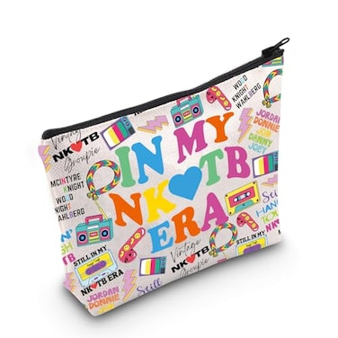 WCGXKO Pop Band Gift Music Lover Gift Music Band Themed Makeup Bag Classic Rock Concert Merch Group Bag