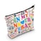 WCGXKO Pop Band Gift Music Lover Gift Music Band Themed Makeup Bag Classic Rock Concert Merch Group Bag