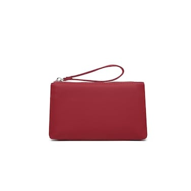 YONBEN Nylon Wristlet Clutch Coin Purse Makeup Pouch Cell Phone Wallet Purse Lightweight and Durable Burgundy RedNylon