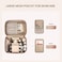 Telena Large Makeup Bag Travel Toiletry Bag for Women Vegan Leather Makeup Organizer Case Cosmetic Bag for Travel Essentials