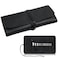ULTECHNOVO Makeup Brush Case Travel Makeup Brush Case Roll Up Brush Holder Organizer Pouch Cosmetic Bag for Travel Rolling Bag Storage Case PU Leather