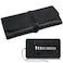 ULTECHNOVO Makeup Brush Case Travel Makeup Brush Case Roll Up Brush Holder Organizer Pouch Cosmetic Bag for Travel Rolling Bag Storage Case PU Leather