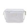 ETOILE Jet Setter Travel Case Off White Soft Flexible and Foldable Makeup Cosmetic Travel Bag
