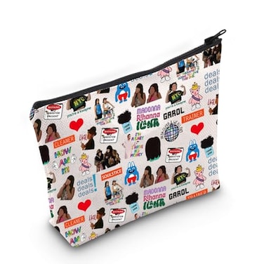 VAMSII Comedy Sitcom TV Show Inspired Gift TV Show Fan Makeup Bag Cosmetic Bag Cosplay Merch