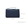 YONBEN Nylon Wristlet Clutch Coin Purse Makeup Pouch Cell Phone Wallet Purse Lightweight and Durable Navy BlueNylon