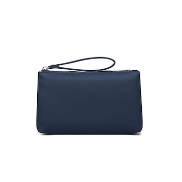 YONBEN Nylon Wristlet Clutch Coin Purse Makeup Pouch Cell Phone Wallet Purse Lightweight and Durable Navy BlueNylon