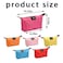 Vyooxcy Set of 6 Waterproof Nylon Cosmetic Pouch for Women Foldable Dumpling Shaped Makeup Bag for Travel and Storage