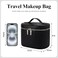 honitty Makeup Bag Travel Make up Case with Compartments and Handle Portable Cosmetic Organizer BagsToiletry Bag for Women