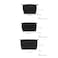 YONBEN Insert Storage Bag Purse Organizer and Cosmetic Travel Bags for Women Makeup Bag with Compartments Three Sizes Cotton Canvas builtin compartments functiona and fashionable