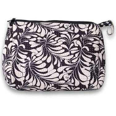POPUPS Large Makeup Bag with Zipper Waterproof Neoprene Cosmetic Bag 77 x 1075 x 5 inches