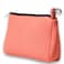 POPUPS Large Makeup Bag with Zipper Waterproof Neoprene Cosmetic Bag 77 x 1075 x 5 inches Pouch Blushing Pink