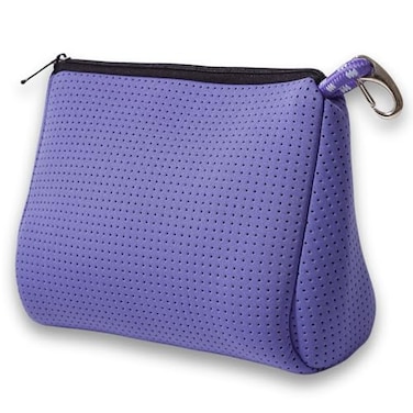 POPUPS Large Makeup Bag with Zipper Waterproof Neoprene Cosmetic Bag 77 x 1075 x 5 inches Pouch Veri Peri